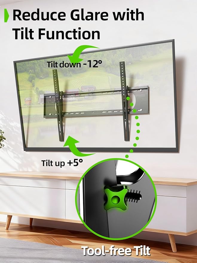 USX MOUNT Heavy Duty Tilting TV Wall Mount
