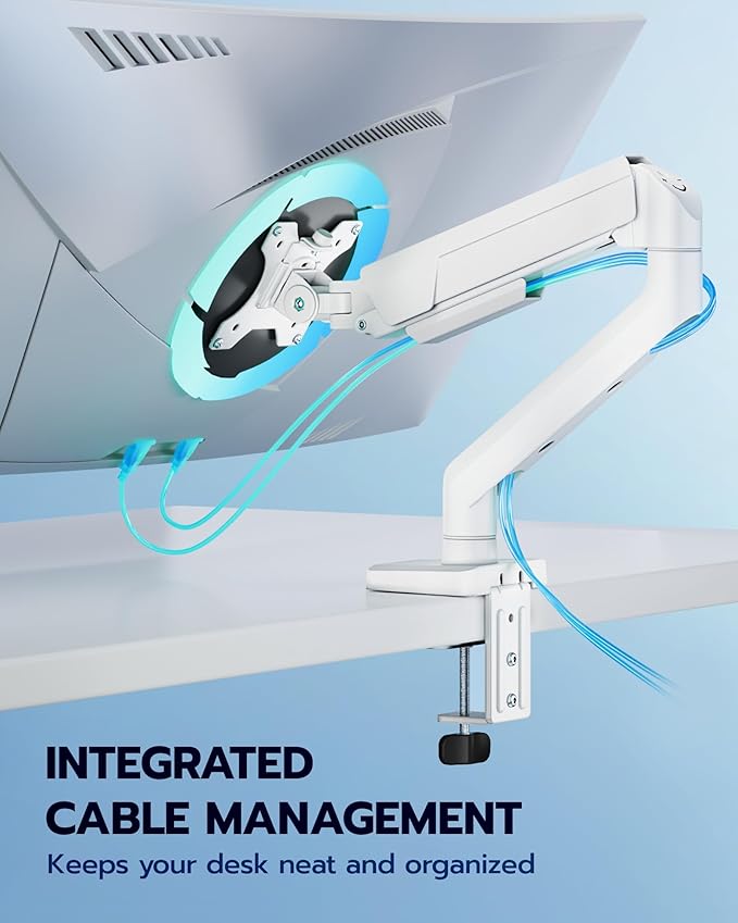 ARES WING Heavy Duty Single Monitor Arm