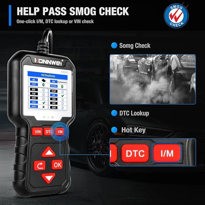 KONNWEI KW320 Car OBD2 Scanner Professional Code Reader Engine Fault Code
