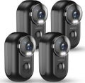 ZUMIMALL Security Cameras Wireless Outdoor, 4 Packs, 2K Cameras