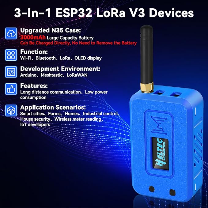 Meshnology 1 Set ESP32 LoRa V3 Module Board