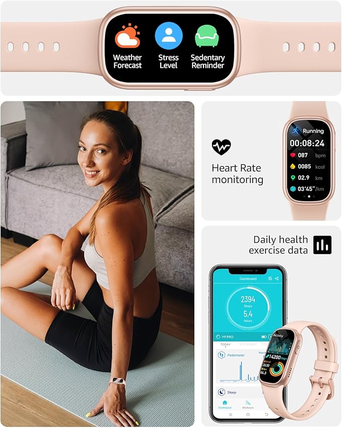 Asmoda Fitness Tracker, Smart Watch