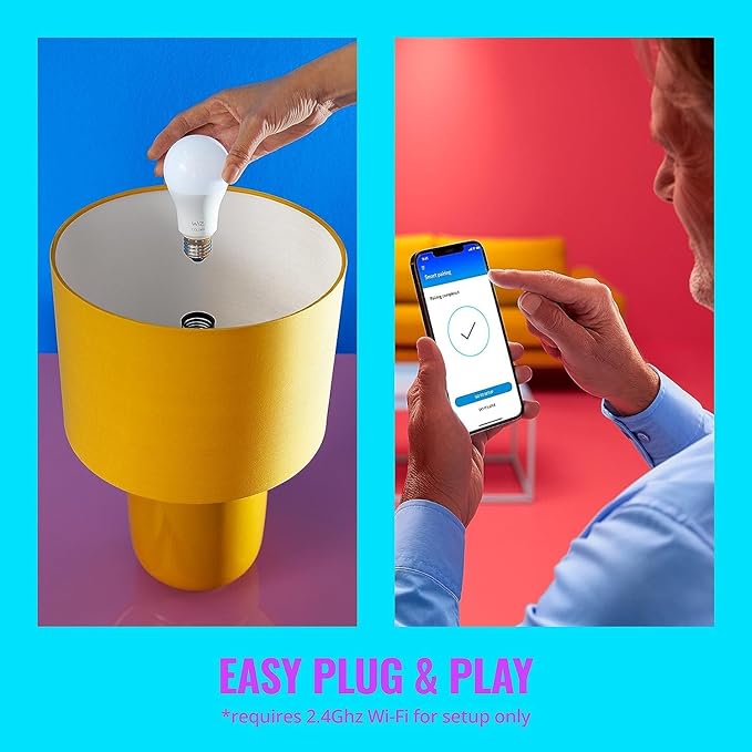 WiZ Connected 120W PAR38 Color LED Smart Bulb (Pack of 6)