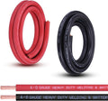 Shirbly 4/0 Gauge Battery Cable, 10FT Red + 10FT Black 4/0 AWG Pure Copper Wire