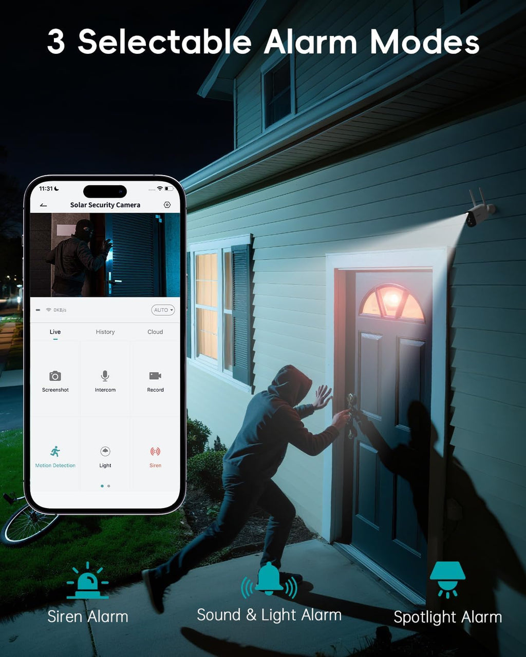 zumimall 2k solar security cameras wireless outdoor showing dimensions