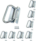 QCAA Chest Handle for Toolbox Lift Door Chest, 3-3/8" x 1-3/4", Zinc Plated, Made in Taiwan, 8 Pack