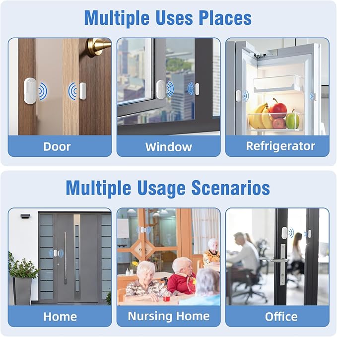 Door Chime, Sanjie WiFi Door Sensor Open Chime When Entering