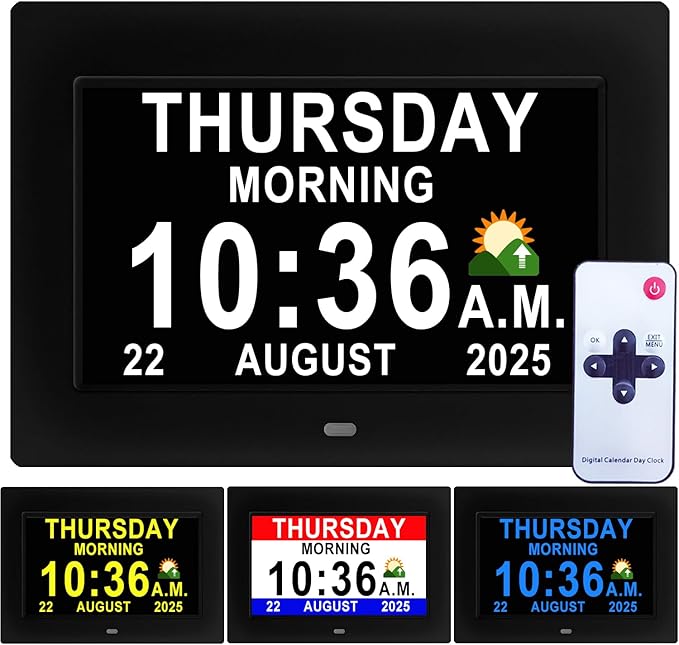 Véfaîî 2025 New, Digital Dementia Clock