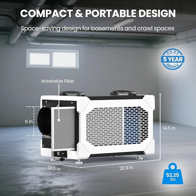 CADPXS Crawlspace Dehumidifier