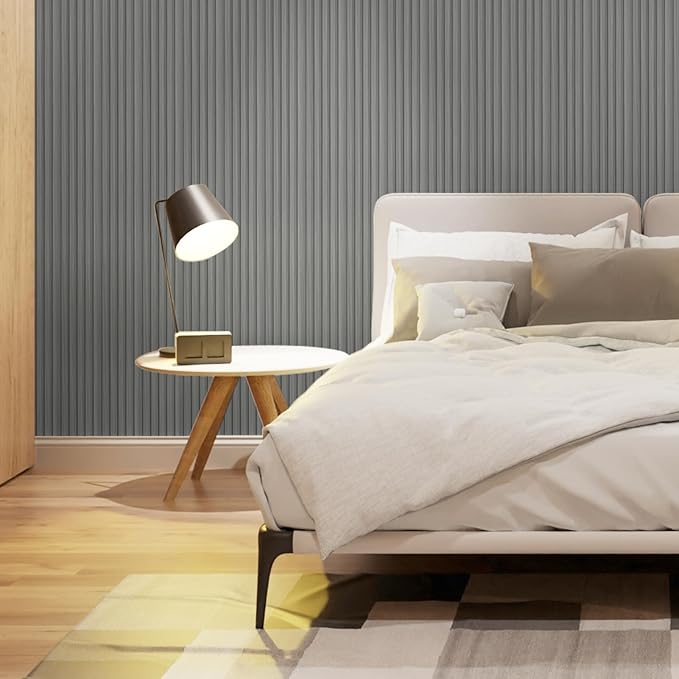 Art3d Slat Wall Panels, WPC Soundproof 3D Wall Paneling (8-Pack)