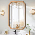 Wood Bathroom Mirror for Wall Mounted