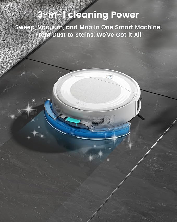 Lefant M310 Ultra Robot Vacuum and Mop, 6000Pa Suction-Slim Robotic Cleaner