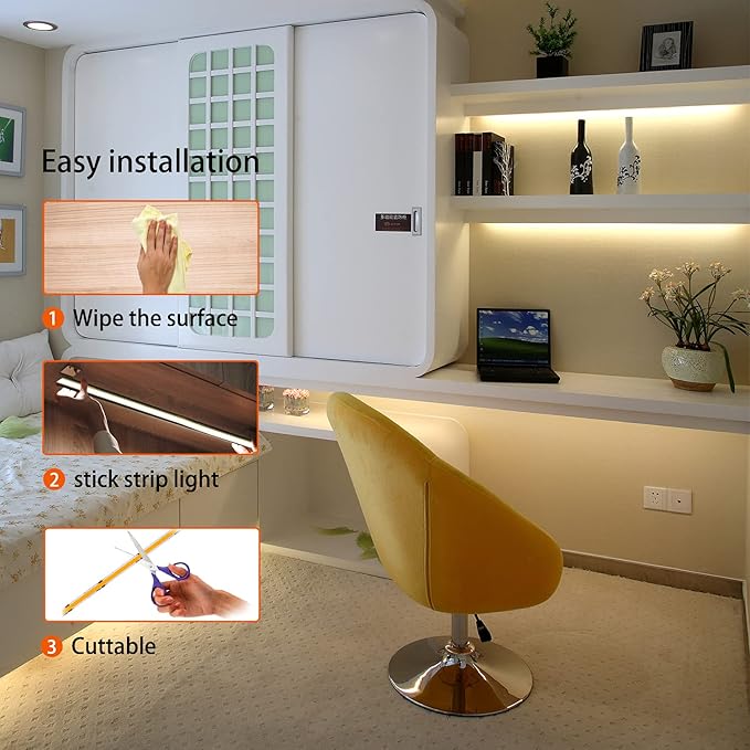 Pandery LED Strip Lights 32.8FT, Dimmable cob led Strip