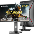SANSUI 24.5 Inch QHD Gaming Monitor 300Hz, 1ms Fast IPS Computer Monitor
