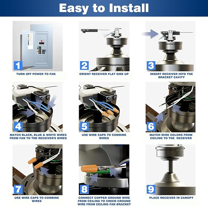 Universal Ceiling Fan Remote Control Kit, Hampton Bay Fan Remote Kit Replacement
