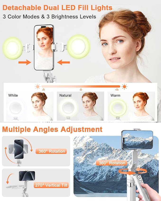 Yeaki 71” Auto Face Tracking Tripod