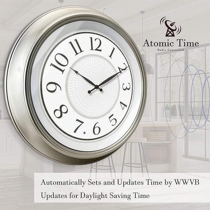 FOUNTAIN DESIGNS Galaxy 18" Large Luminous Atomic Clock