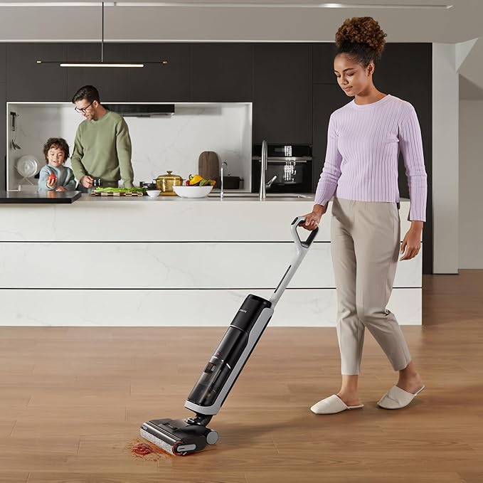 dreame H14 Cordless Vacuum Mop, 180° Lie-Flat Wet Dry Vacuum cleaner, 140°F