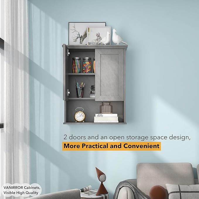 Bathroom Wall Cabinet Over Toilet Storage Cabinets 25x30 in Above Toilet Wood