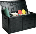 70 Gallon Deck Box, Outdoor Storage Box Waterproof, Patio Storage