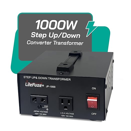 LiteFuze 1000W Step-Up/Step-Down Transformer