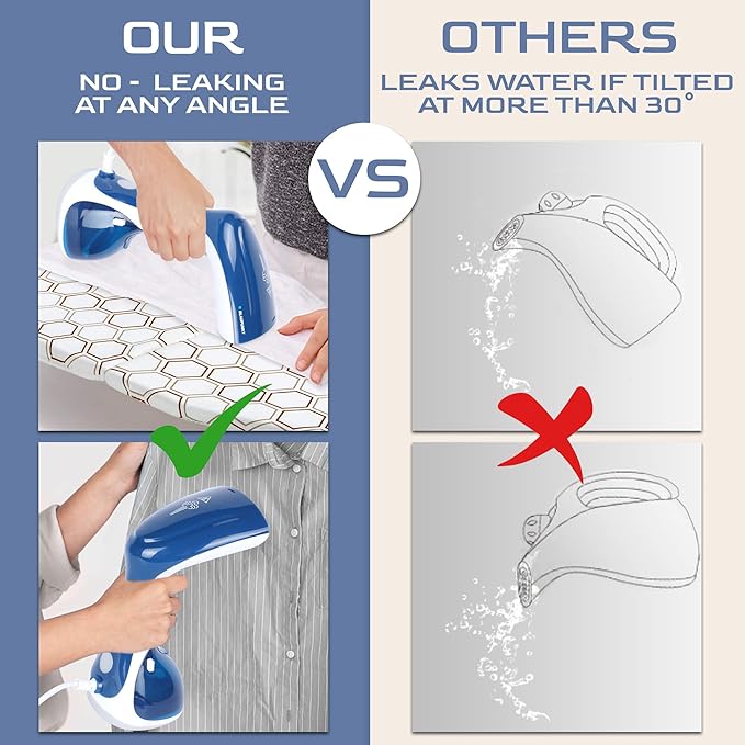 UNDERJAY Steamer for Clothes 1200W, Compact Handheld Garment Steamer for Home