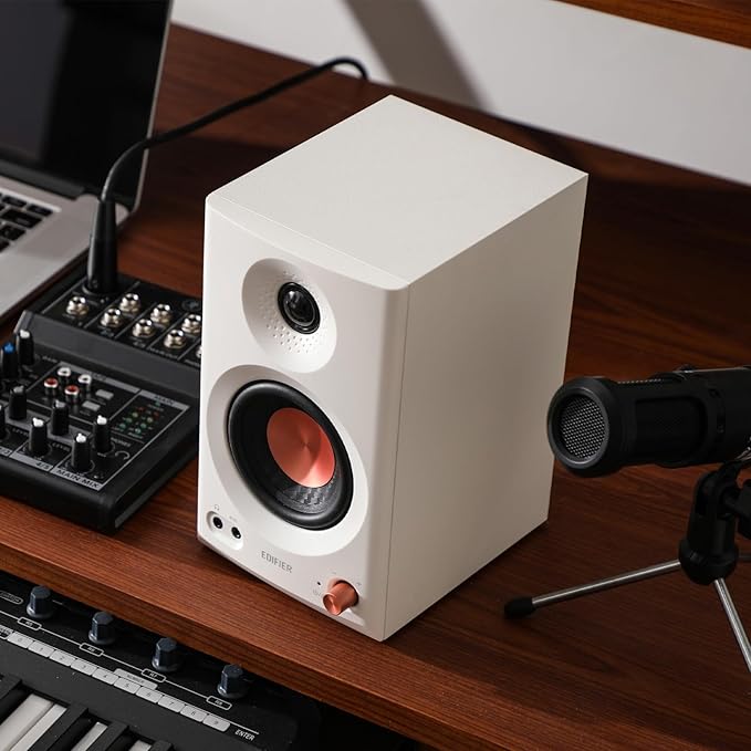 Edifier MR3 Powered Studio Monitor Speakers, Hi-Res Audio Certified Bluetooth