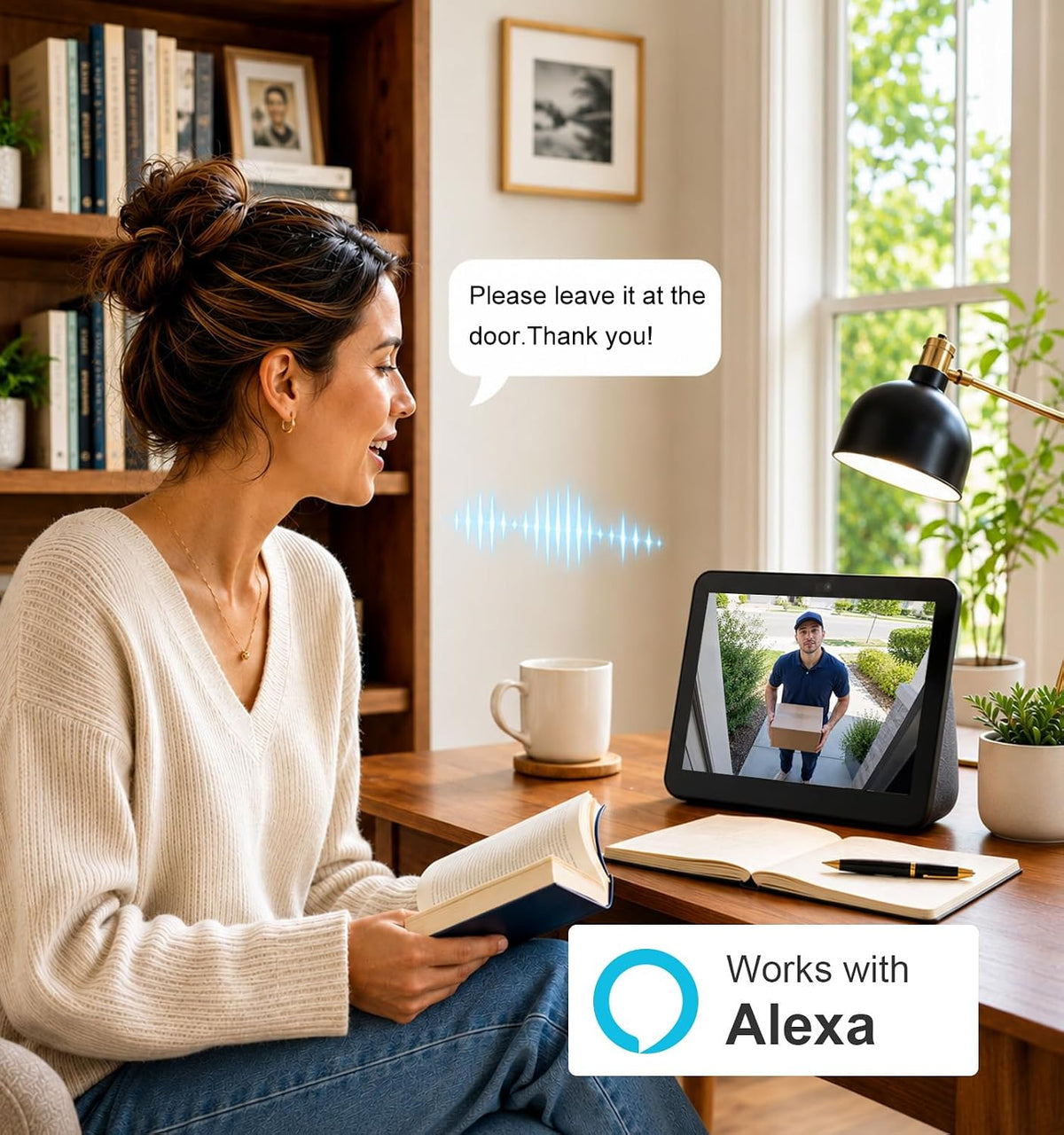 2.5k outdoor wifi security camera, plug-in, 360° ptz, view 9