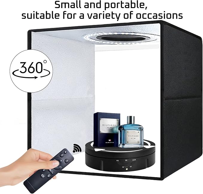 JAYEGT 3 in1 Motorized Rotating Display Stand