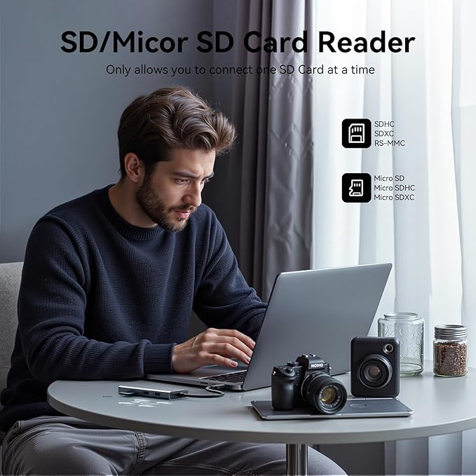 USB C Docking Station Dual Monitor HDMI Adapter