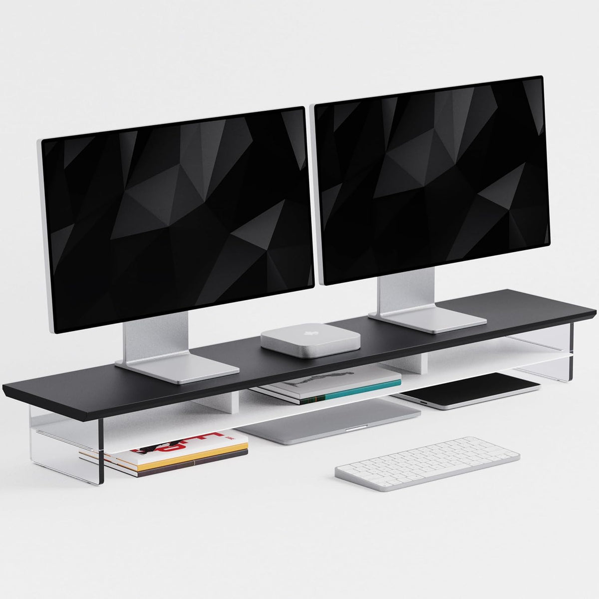 FENSULN Dual‑Tier Monitor Stand