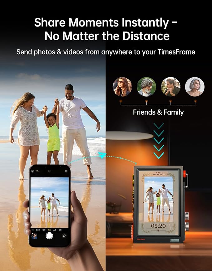 Divoom TimesFrame – 10.1" WiFi 6 Digital Picture Frame & Smart Desk Display