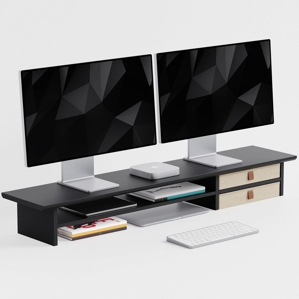 FENSULN Dual‑Tier Monitor Stand Riser