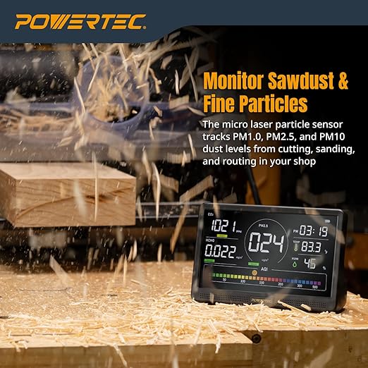 POWERTEC AD1001 Air Quality Monitor