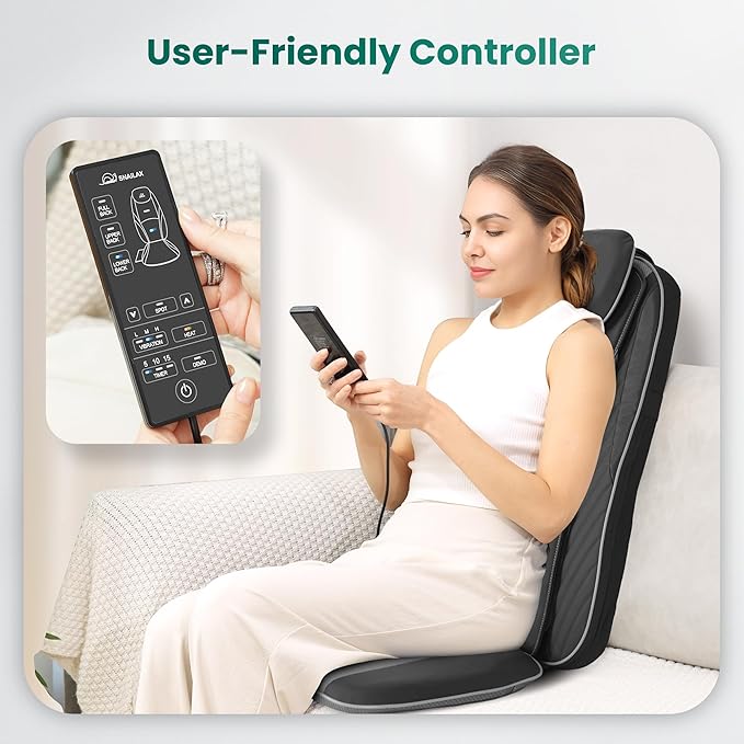 Snailax Christmas Gifts for Dad, Mom Shiatsu Back Massager