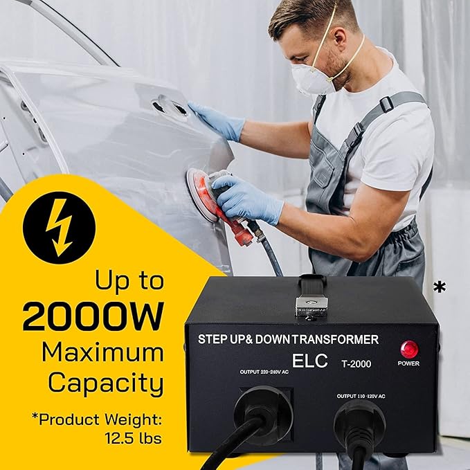 ELC T Series 2000+ Watt Voltage Converter Transformer