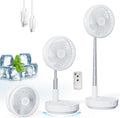 Primelove Portable Oscillating Rechargeable Fan, Battery Operated