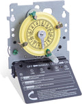 T104M Mechanical Time Switch, 208-277V AC 40A DPST, 24-Hour Dial (4 Pairs)