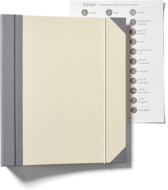 Savor | The Folio™ Document Organizer 2025 Edition | Premium Life Binder