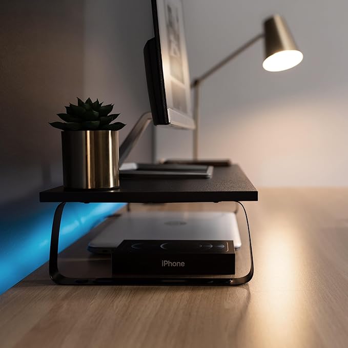 VIVO Monitor and Laptop Stand, 24 inch Desktop Riser, STAND-V000D
