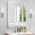 CILIBER Frameless Mirror, 24x36 Inch Bathroom Mirror