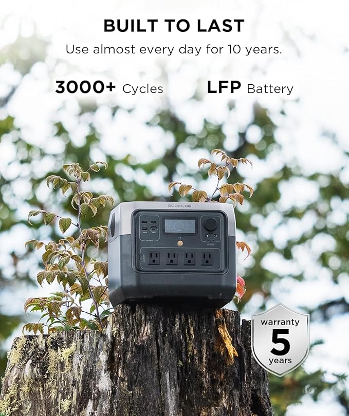 EF ECOFLOW Solar Generator RIVER 2 Pro 768Wh LiFePO4 Battery