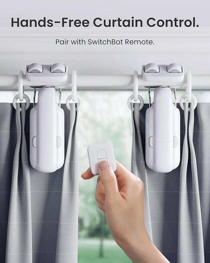 SwitchBot Smart Automatic Curtain Opener 2 Pack