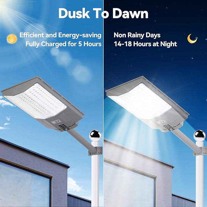 10500W Solar Street Lights Outdoor (2PCS)