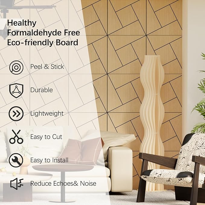 ARMURO 4 Packs Acoustic Wall Panels