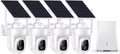 4K Solar Security Cameras Wireless Outdoor with Local Storage Base