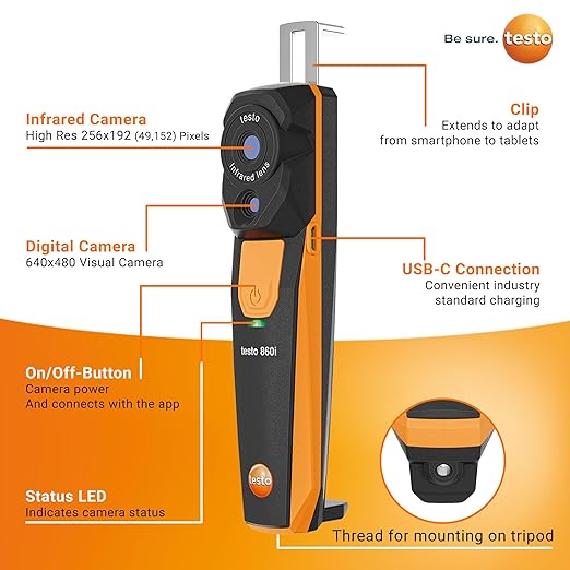 testo 860i Wireless Thermal Imaging Camera Set