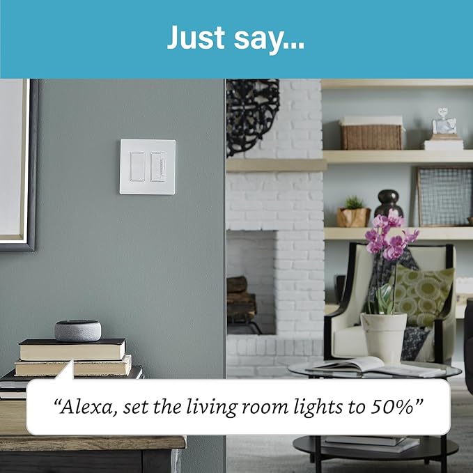 Legrand Radiant® Wi-Fi Matter Smart LED Dimmer, Effortless Setup, Enhanced