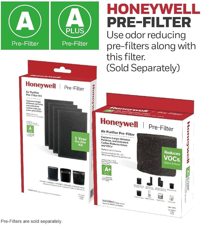 Honeywell HEPA Air Purifier Filter R, 3000 and 5000 Series