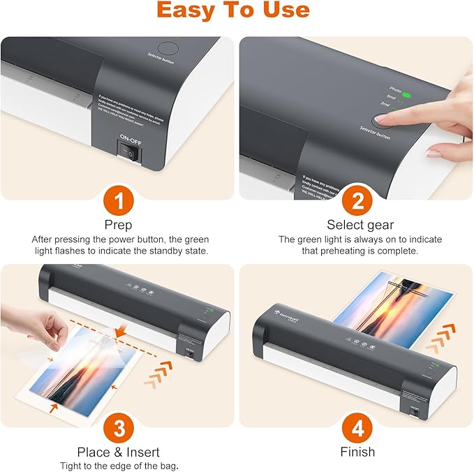 Bonsaii Laminator, 13 Inch 7-in-1 Thermal Laminator Machine